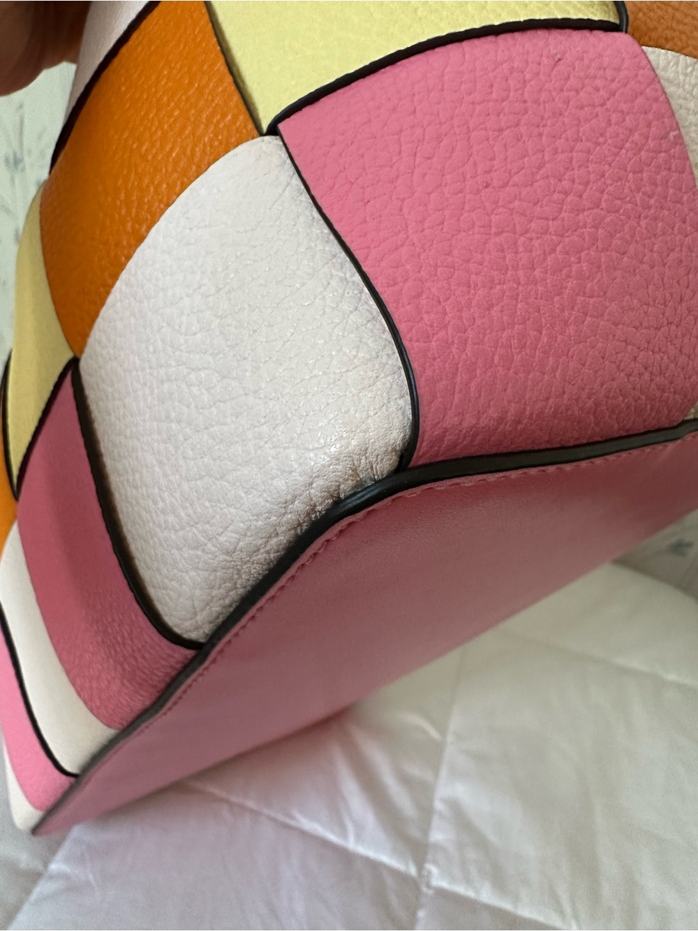Kate Spade Woven Leather Patchwork Tote - Picture 8 of 15